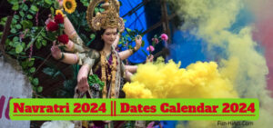 Navratri 2024 || Dates Calendar 2024