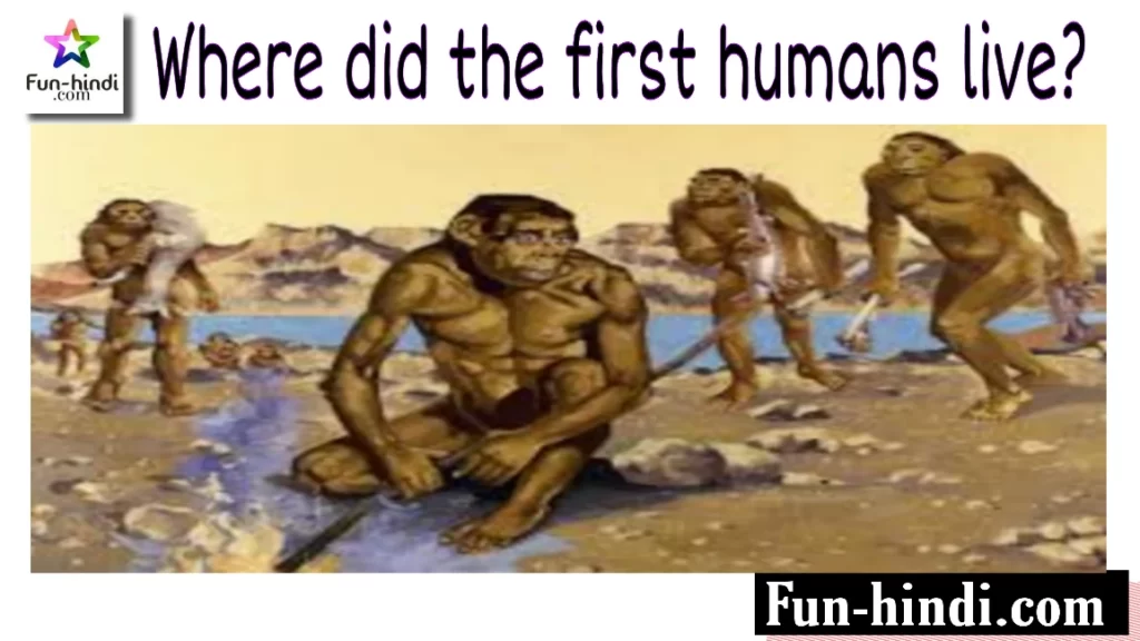 Where did the first humans live?