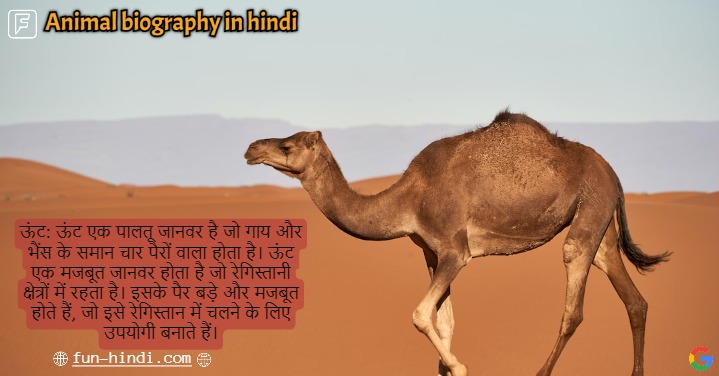 Animal biography in hindi | जानवरों की जीवनी