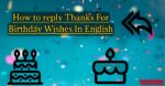 Whatsapp Status Thanks For Birthday Wishes In English