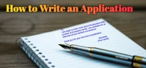 How to Write an Application