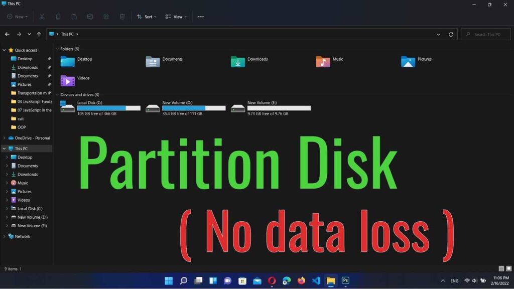 how to partition local disk c in windows 11 without losing data (3 Method)