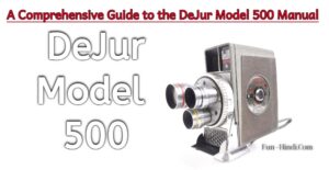 DeJur Model 500 Manual